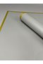 Gray Bouquet Wrapping Paper with Gold Edge Frame Elegant and Stylish Flower Packaging 57X57 4 Pcs