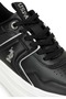 U.S. Polo Assn Clarke Unisex Sports Shoes Black - 5