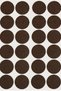 15 mm Adhesive Furniture Leg Felt Floor Protector Table Chair Parquet Protection Pad (Pack of 72)
