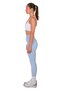 Women's Long Leggings Blue - C901 - 2