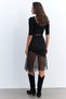 Women's Black Tulle Detailed Skirt Ey2956 - 7