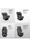 Teknum Evolve 2 Car Seat 0-12yrs - Grey - 8