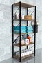 Aroyal Metal Bathroom Cabinet Bathroom Shelf Bathroom Organizer Bathroom Organizer Walnut