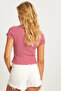 Women's Red-White Striped Blouse Xl2005 - 7