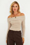 Women's Stone Madonna Collar Camisole Blouse Xl2210 - 6
