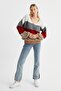 V-Neck Knitwear Sweater (B22-5754) - 5