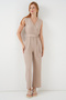 7021 Strickoverall – Keks - 2