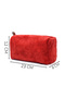 Pabtex Plush Makeup Bag for Women - Soft Textured, Compact and Stylish - 6