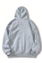 Los Angeles 21 Sweatshirt - Gray Printed Oversize Hoodie - 2