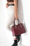 Burgundy - Burgundy Sp667 Women's Handbag - 2