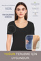 Slim Fit Basic T-Shirt ·100% Sweat Protective Underarm Pad - Sweat Absorbent, Odor, Stain Blocking Sweat Pad