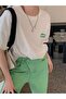 Nevep Logo T-Shirt - White Oversized Printed Crew Neck Short Sleeve - 2