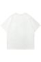 Milano Italia Printed Single Jersey White T-Shirt - Oversize Crew Neck T-Shirt - 2