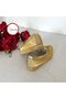Gold Bindalli Circumcision Dress Covered Back Ballerina Wedge for Local Costume - 3