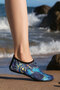 Mix Blue Non-Slip Sole Flexible Lightweight Women's Beach Sea Shoes