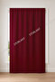 Plain Pleated Burgundy Blackout Blackout Curtain – Lightproof L Darkens the Entire Room! Favorite Product