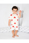 Mother and Child Matching Pajama Set Red Heart Pattern Short Sleeve Shorts (SOLD SEPARATELY) - 2