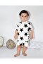 Children's Baby Pajama Set Black Star Pattern Shorts