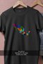 Unisex T-Shirt with Oversize Mexican City Map Design - 2