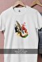 Oversize Electric Guitar Grunge Poster Design Unisex T-Shirt - 2