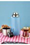 1 Liter Double Layer Steel Thermos - 24 Hours Hot, 48 Hours Cold, (Camping, Picnic, Office, Travel) Turquoise - 4