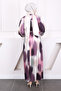Pink Waist Belted Pleated Dress - 4