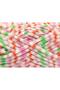 Lot of 4 X 100Gr Skeins Ice Yarns Chenille Baby Colors (100% Microfiber) Yarn White Pink Orange Gree - 2