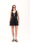 725722_Women's Black Mesh Strap Dress Swimsuit Combined Shorts with Breast Pad Shorts Skirt Swimsuit - 3