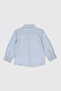 Baby Boy Basic Blue Oxford Shirt - 2