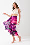 Aquarium Dolphin Pattern Chiffon Pareo, Digital Printing, Quick Dry Pareo, 200X100Cm, Beach Clothing, Pareo - 5