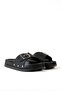 Orthopedic Patterned Black Women's Slippers - 3