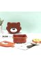 Bear Design Bento Lunch Box for Kids, 500ml, Leakproof & Spillproof, BPA-Free Food Grade PP w - 2