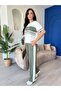Striped Modal Fabric Stretch Cotton Comfortable Daily and Stylish TOP AND BOTTOM SUMMER TRACKSUIT SET - 2