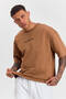 Comfortable Fit T-Shirt with Back Print Detail 36090Wyz - 6