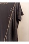 Large Size Viscose Stone Embroidered Short Sleeve Mother Combed Cotton - 3
