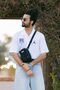 O-snap Modern Phone Sling Bag Snap Belt & Dual Wear Design Blue - 7