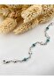 خلخال نجمة مطرز باللون الفيروزي - 4