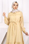 Mink Waist Tie Lace Dress - 3