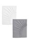 2 Pieces 50 X 90 X 10 cm Mother's Side Elastic Combed Cotton Fabric Baby Bed Sheet