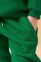 Boy's Crew Neck Hooded Winter 2-Piece Tracksuit Set - Green - 4