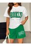 Unisex Printed T-shirt and Shorts Set - 5