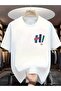 Hi Design Printed Oversize Crew Neck T-Shirt - 2