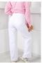Newmoda////////Women's High Waist Jean Palazzo Pants - 3