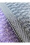 Grid 3-Piece Bath Towel Set – 100X150 cm 100% Cotton, Soft Textured, Knitted Pattern. - 4