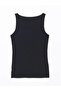 Black U-Neck Women's Tank Top (W5) - 7