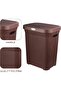 - LAUNDRY BASKET WITH LID - GREY 50 LTR CAPACITY - 4