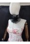 Rosalia Colossal Organza Neck Rose Black - 5