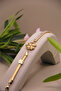 316L Steel Gold Plated Bracelet Stainless – Tarnish and Water Resistant