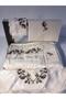Dowry 6 Piece Floral Embroidered Etamine Prayer Rug Set Bundle Set