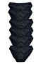 Women's 6-Piece Cotton Black Modal Lace Panties Set 2174